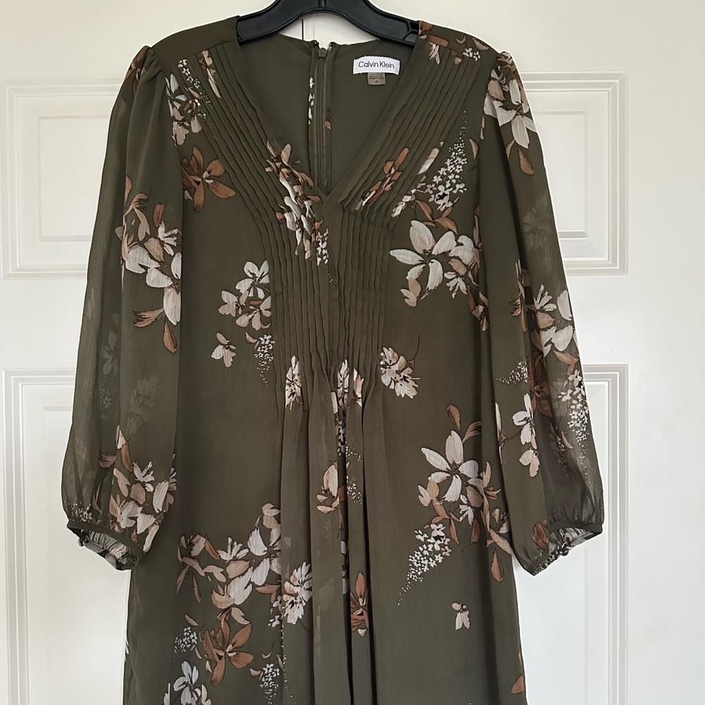 Floral print dress
